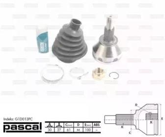 ШРУС PASCAL G1D013PC