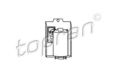 Сопротивление, вентилятор салона TOPRAN 102 972