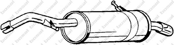 Глушитель выхлопных газов конечный BOSAL