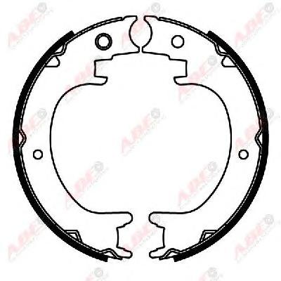 Комплект тормозных колодок, стояночная тормозная система ABE