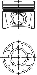 Поршень KOLBENSCHMIDT 40 356 600
