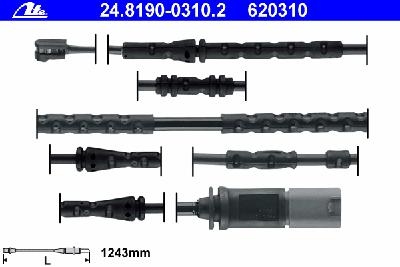 Датчик износа тормозных колодок ATE 24.8190-0310.2