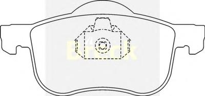Комплект тормозных колодок, дисковый тормоз BRECK 23073 00 703 00