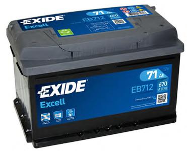Аккумулятор EXIDE EB712
