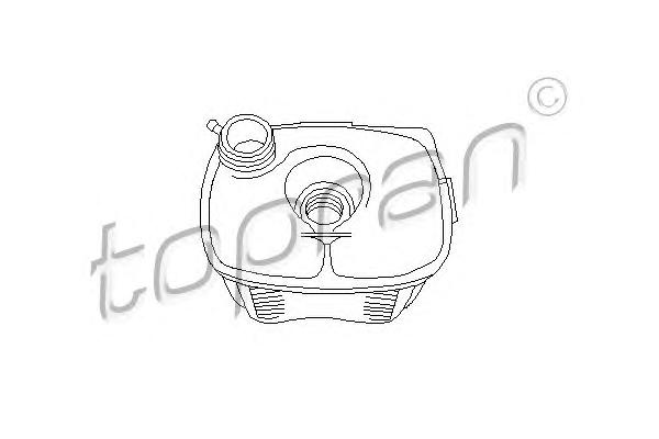 Компенсационный бак, охлаждающая жидкость TOPRAN