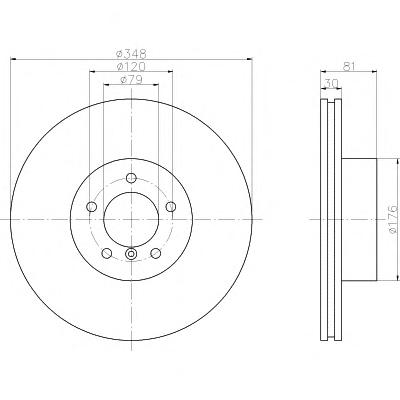 Тормозной диск TEXTAR