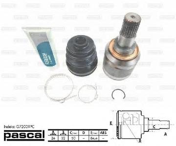 ШРУС PASCAL G72009PC