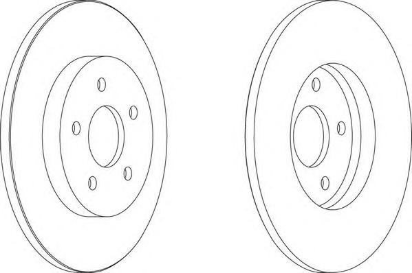 Тормозной диск FERODO