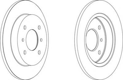 Тормозной диск FERODO DDF267