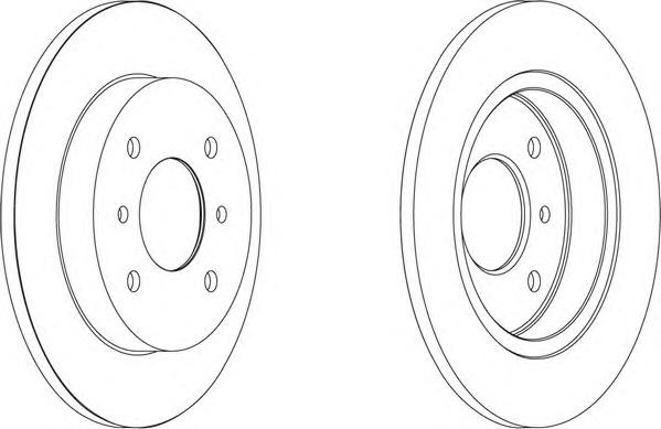 Тормозной диск FERODO