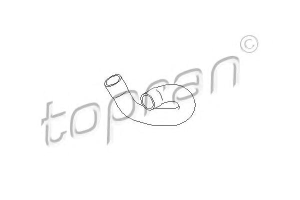 Патрубок системы охлаждения TOPRAN
