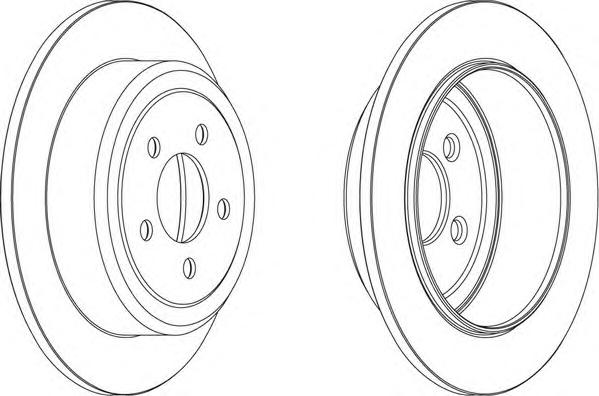 Тормозной диск FERODO