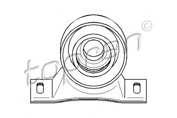 Подвеска, карданный вал TOPRAN