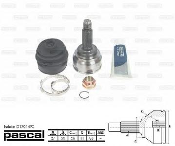 ШРУС PASCAL G17014PC