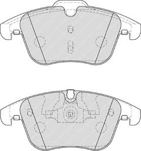 Комплект тормозных колодок, дисковый тормоз FERODO FDB4107