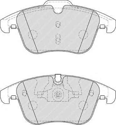 Комплект тормозных колодок, дисковый тормоз FERODO