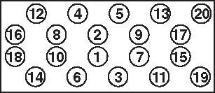 Комплект болтов головки цилидра PAYEN