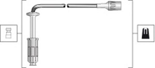 Комплект проводов зажигания MAGNETI MARELLI