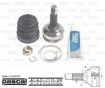 ШРУС PASCAL G12036PC