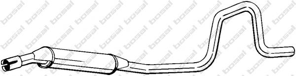 Средний глушитель выхлопных газов BOSAL