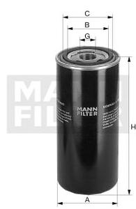 Масляный фильтр MANN-FILTER WD 962