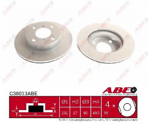 Тормозной диск ABE
