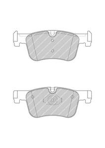 Комплект тормозных колодок, дисковый тормоз FERODO FDB4489