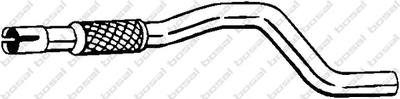 Труба выхлопного газа BOSAL 740-003