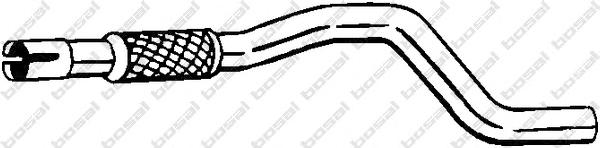 Труба выхлопного газа BOSAL