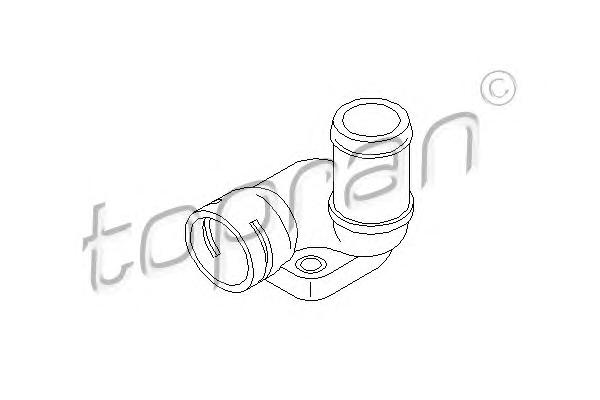 Фланец охлаждающей жидкости TOPRAN