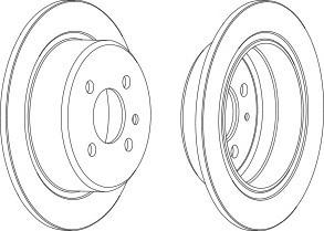 Тормозной диск FERODO