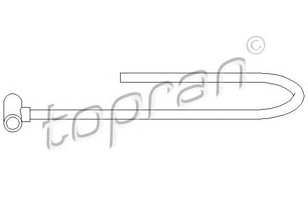 Шланг, вентиляция картера TOPRAN