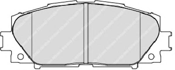 Комплект тормозных колодок, дисковый тормоз FERODO