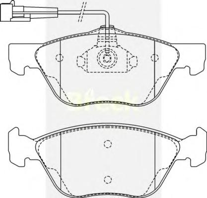 Комплект тормозных колодок, дисковый тормоз BRECK
