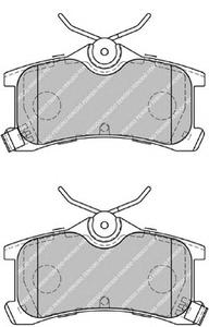 Комплект тормозных колодок, дисковый тормоз FERODO FDB1895