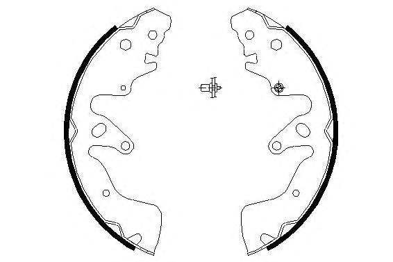 Комплект тормозных колодок TEXTAR