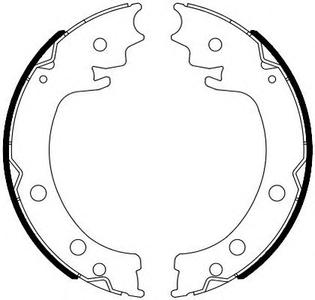 Комплект тормозных колодок, стояночная тормозная система FERODO FSB4116