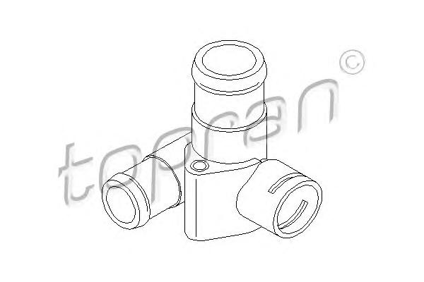 Фланец охлаждающей жидкости TOPRAN
