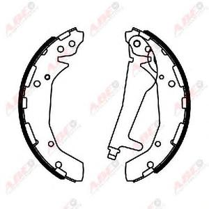 Комплект тормозных колодок ABE