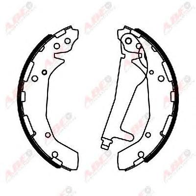 Комплект тормозных колодок ABE