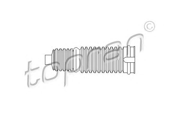 Пыльник рулевой рейки TOPRAN