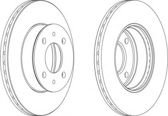 Тормозной диск FERODO