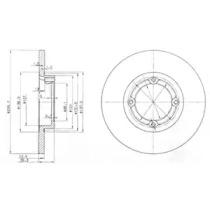 Тормозной диск DELPHI BG3551
