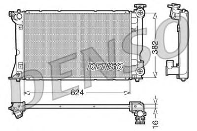 Радиатор охлаждения DENSO DRM50018