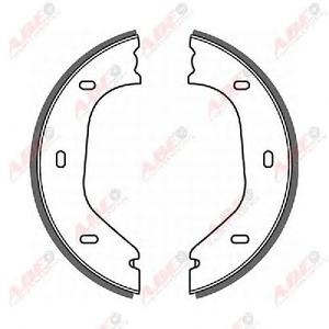 Комплект тормозных колодок, стояночная тормозная система ABE CRB000ABE