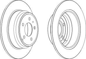 Тормозной диск FERODO DDF552