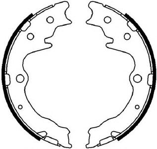 Комплект тормозных колодок, стояночная тормозная система FERODO FSB4024