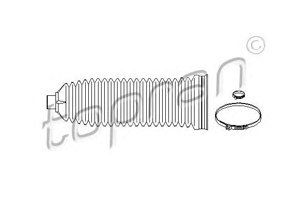 Пыльник рулевой рейки TOPRAN