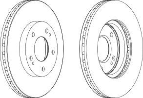 Тормозной диск FERODO