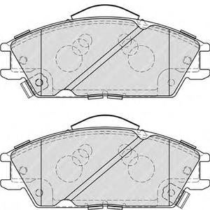 Комплект тормозных колодок, дисковый тормоз FERODO FDB4076
